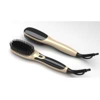 2-in 1 ionic hair straightener brush