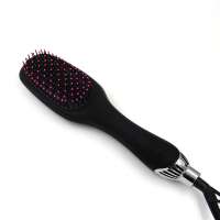 2019 Newest design USB wireless mini hair straightener brush ionic vibrating massage hair brush custom hair brush